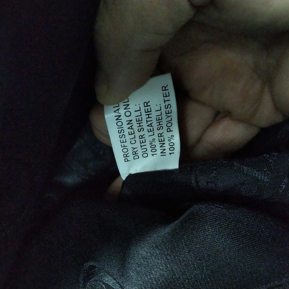 Men's leather biker vest! - Picture 6 of 6